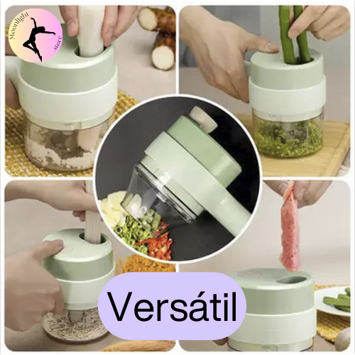 🥒Picadora Portátil de verduras 4 en 1 🫑🫚